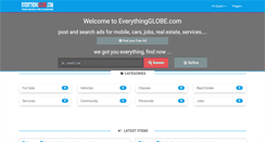 Desktop Screenshot of everythingglobe.com